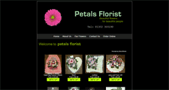 Desktop Screenshot of petalsflowersdoncaster.co.uk